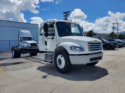 Freightliner M2 106 Tandem Axle Cab & Chassis Truck - Cummins, 260HP, Automatic