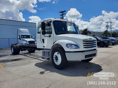 Freightliner M2 106 Tandem Axle Cab & Chassis Truck - Cummins, 260HP, Automatic