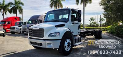 Freightliner M2-106 Plus Single Axle Cab & Chassis Truck - Cummins, 250HP, Automatic
