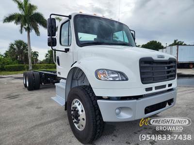 Freightliner M2 106 Tandem Axle Cab & Chassis Truck - Cummins, 350HP, Automatic