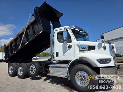 Western Star 47X Tri Axle Dump Truck - Cumminsx12 455HP, Automatic