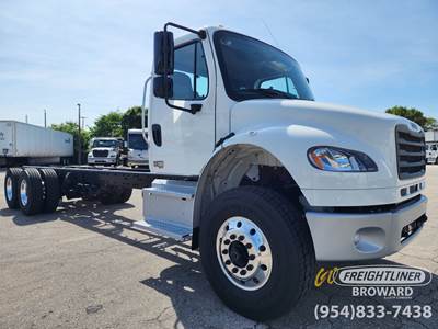 Freightliner M2 106 Tandem Axle Cab & Chassis Truck - Cummins, 350HP, Automatic