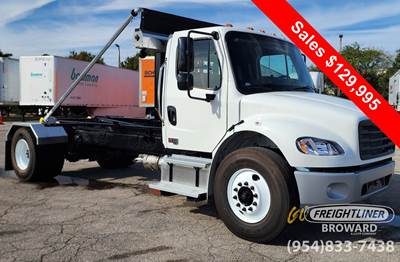 Freightliner M2-106 Plus Single Axle Hooklift Truck - Cummins, 300HP, Automatic