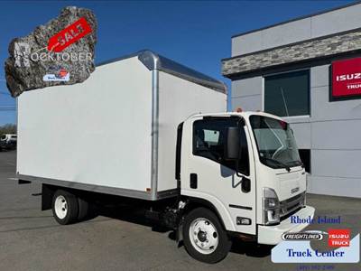 2025 Isuzu NPR-HD 16' Box Truck. 14,500 GVW, 150 W/B, 350HP Gas V8. Rocktober!