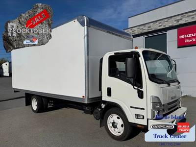 2025 Isuzu NPR-HD 20' Box Truck. 14,500 GVW, 350HP Gas V8. Rocktober!