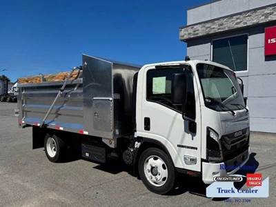 2025 Isuzu NPR XD 14' Landscape Dump Truck 16,000 GVW, 215HP Diesel.