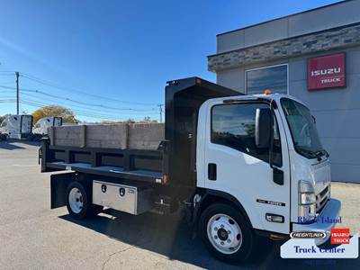Used 2024 Isuzu NRR 12' Landscape Dump Truck 19,500GVW, 350HP Gas V8.