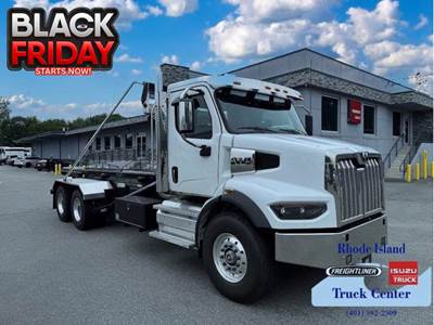 2025 Western Star 47X Roll Off Truck 230" W/B, 66,000 GVW, Cummins X12 455HP Engine. Allison 4500 RDS.