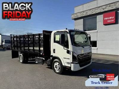 2025 Isuzu NPR-HD 16' Stake Body 150" W/B, 14,500 GVW, DIESEL.