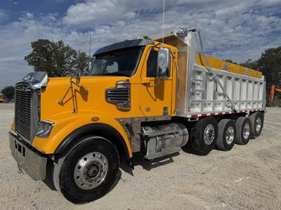 Freightliner Coronado 122 SD Quad Axle Dump Truck - Detroit 505HP, 6 Speed Allison Rds Automatic