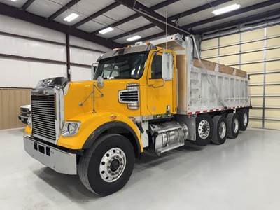 Freightliner Coronado 122 SD Quad Axle Dump Truck - Detroit 505HP, 6 Speed Allison Rds Automatic, 20' Dump