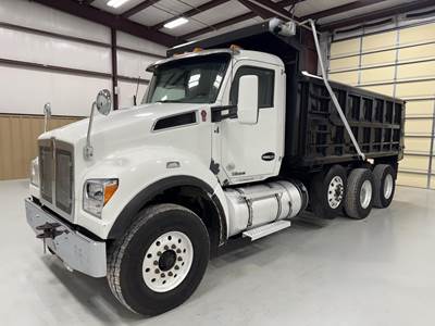 Kenworth T880 Tri Axle Dump Truck - Paccar 430HP, 6 Speed Allison Rds Automatic
