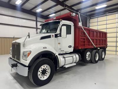 Kenworth T880 Tri Axle Dump Truck - Paccar 430HP, 6 Speed Allison Rds Automatic, 16' Dump