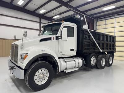 Kenworth T880 Tri Axle Dump Truck - Paccar 430HP, 6 Speed Allison Rds Automatic