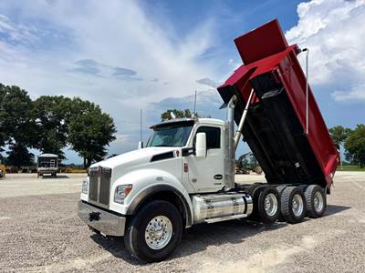 Kenworth T880S Tri Axle Dump Truck - Paccar 510HP, 6 Speed Allison Rds Automatic
