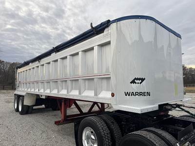 Warren 45 ft End Dump Trailer - Tandem Axle, Aluminum, Spring
