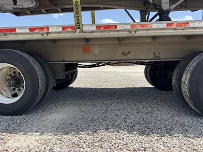 East 48x102 Aluminum Flatbed Trailer - Air Ride, Spread Axle