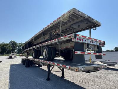 Reitnouer MaxMiser 53x102 Aluminum Flatbed Trailer - Air Ride, Fixed Spread Axle