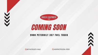 Peterbilt 357 Gasoline / Fuel Truck - Caterpillar, 8Ll Manual