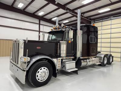 Peterbilt 389 Sleeper Semi Truck - Mid Roof Sleeper, Cummins 525HP, 18 Speed Manual