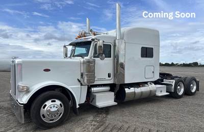 Peterbilt 389 Sleeper Semi Truck - 70" Mid Roof Sleeper, Cummins 565HP, 18 Speed Manual