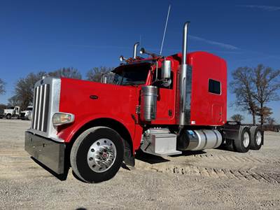 Peterbilt 389 Sleeper Semi Truck - Mid Roof Sleeper, Cummins 450HP, 13 Speed Manual