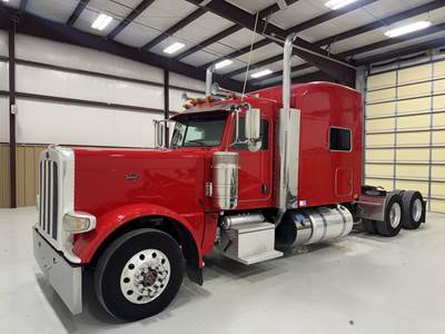 Peterbilt 389 Sleeper Semi Truck - Mid Roof Sleeper, Cummins 450HP, 13 Speed Manual