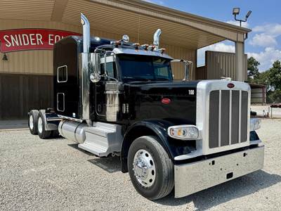 Peterbilt 389 Sleeper Semi Truck - Mid Roof Sleeper, Cummins 565HP, 18 Speed Automatic