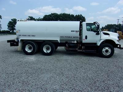 International HV 4000 Gallon Water Truck - Cummins, Automatic