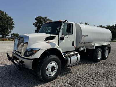 International HV 4000 Gallon Water Truck - Cummins, Automatic