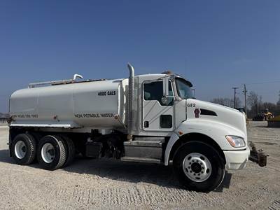 Kenworth T370 4000 Gallon Water Truck - Paccar, 6 Speed Allison Rds Automatic