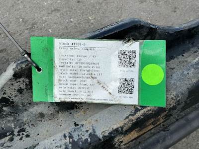 Freightliner Cascadia 113 Front Axle Assembly