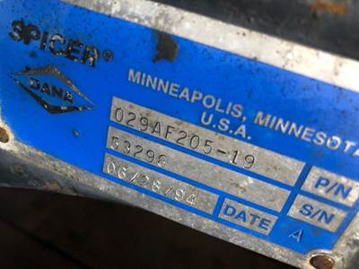 Dana-Spicer F155S Rear Axle Housing