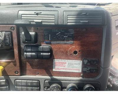 2017 Freightliner Cascadia 125 Upper Center Dash Panel with Trailer Brake/Lights