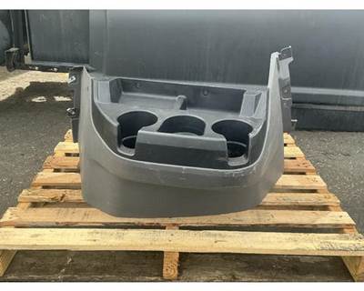 International LT625 Center Lower Dash Panel/Console with Cup Holders and Trays, Part # 3765031C93