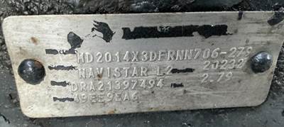 Meritor-Rockwell MD2014X Front Differential for a International RH613