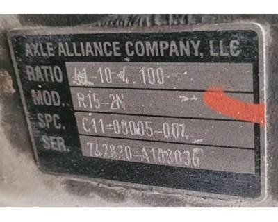 Axle Alliance RS15-2N Rear Differential for a Freightliner MT55 Chassis