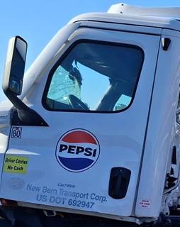 Freightliner Cascadia 113 Left Front Door Assembly for a Freightliner CASCADIA