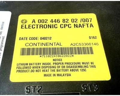 Freightliner Cascadia 125 Engine Control Module (ECM)