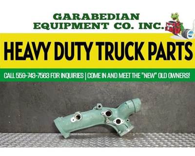 Used Volvo D13 Lower Coolant Pipe Water Manifold for Volvo VNL, Part # 21693313