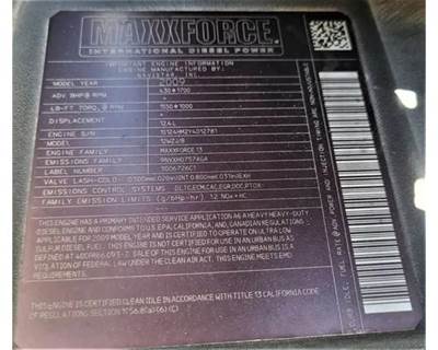 International MaxxForce 13 Engine for a International ProStar