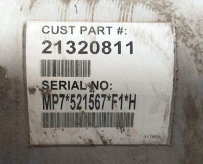 Mack MP7 Engine - 370 HP