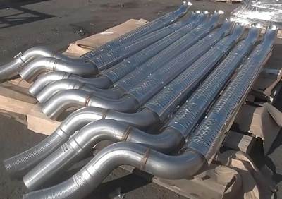 New Takeoff 5" Exhaust Stacks w/ Shields 