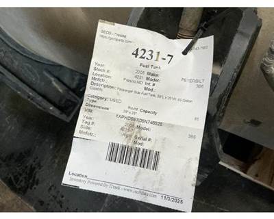 Peterbilt 386 Right Fuel Tank