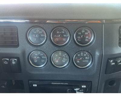 Peterbilt 579 Center Dash Gauge Panel, Oil TEMP/SUSP LOAD/AXLE/Brake/Manifold Pressure