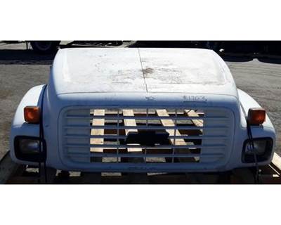 Used 2001 Chevrolet C6500 Hood, Complete 39" L to Grille, Fits C7