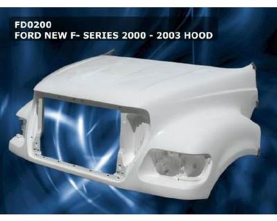 2000-2003 Ford F650SD New Aftermarket Hood (Blemished, Chipped Corners)