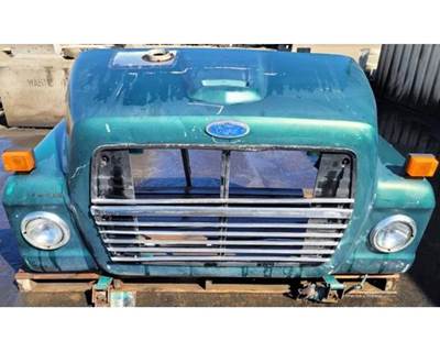 1984 Ford LN7000 Hood, Green
