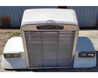 Used 1989 Freightliner FC60 Fiberglass Composite Hood, White, 59"