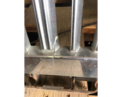 Used 2010 International 4300V Hood 41"L Set Back Axle, Part # 3807254C92/3807254C97